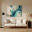 Art mural en métal Lyrical Abstraction 90-1726716564