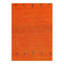 Geometric Area Rug in Orange