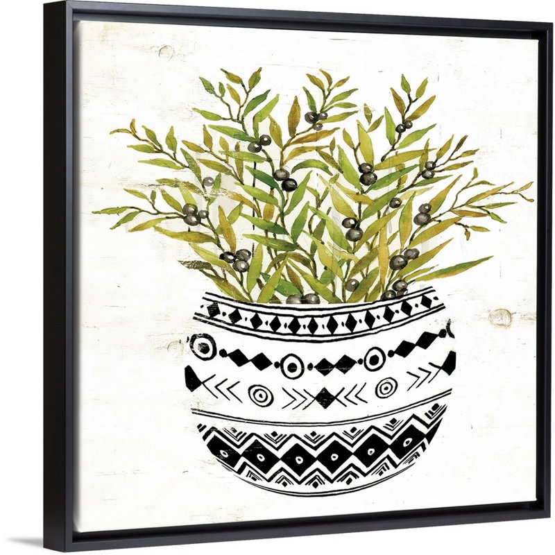 Art mural sur toile Mud, Toile avec cadre noir, H 36 po x l 36 po x P 1,75 po