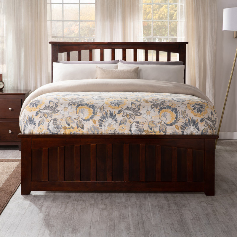 Huntsville Kids Platform with Trundle, Full, Walnut