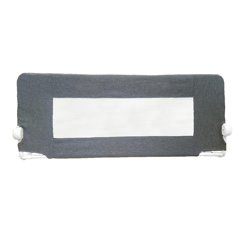 Heffington Side Rails, Denim Grey, 60cm H x 140cm W x 40cm D