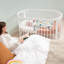 Oasis Oval Cot With Oval Mattress, White-66582777