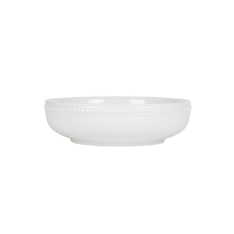 Everyday White® Beaded Set of 4 Soup Cereal Bowls