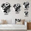 Clauderson - Woman Floral Wall Clock-1439835488