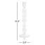 Salerno 4 Piece Glass Tabletop Candlestick Set