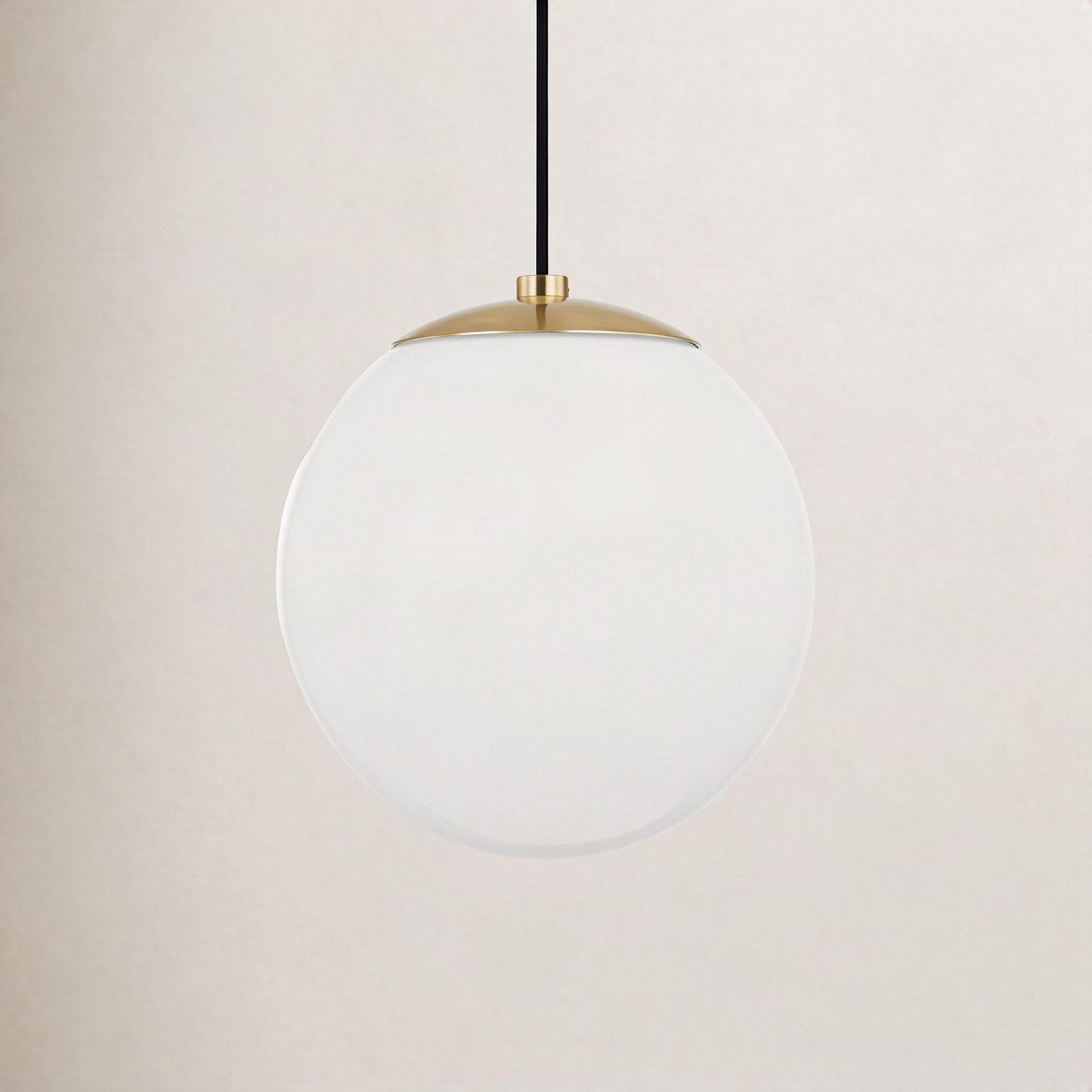 Luna 1 - Light Pendant, Aged Brass