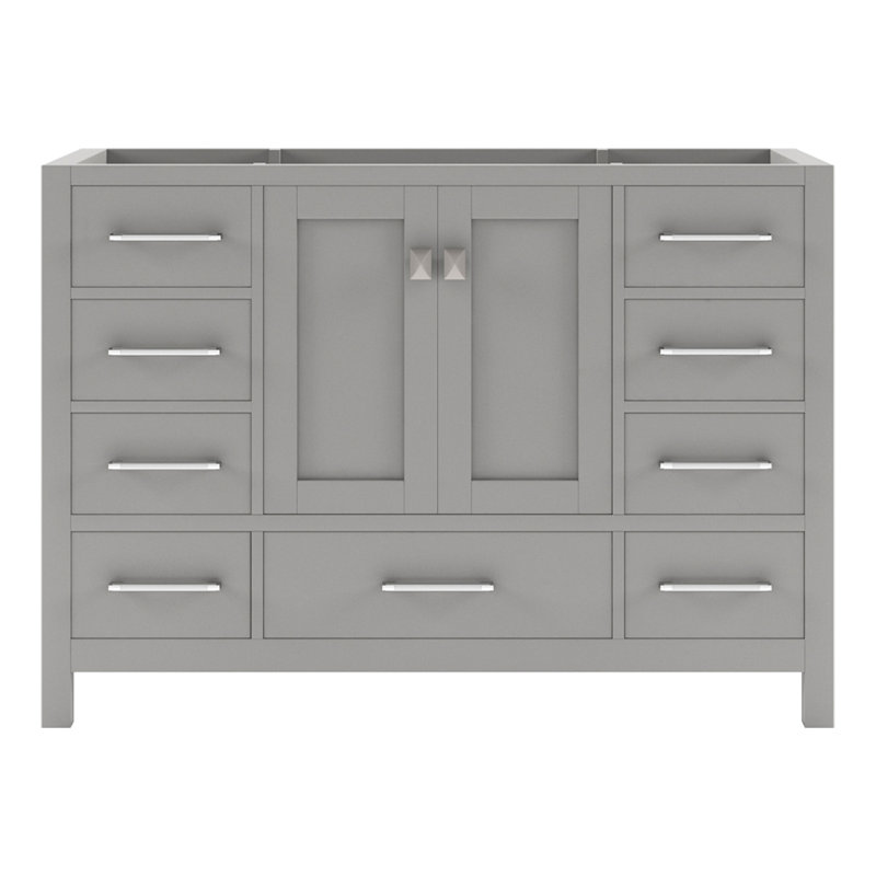 Kazanovicz 48'' Single Bathroom Vanity Base Only, Grey