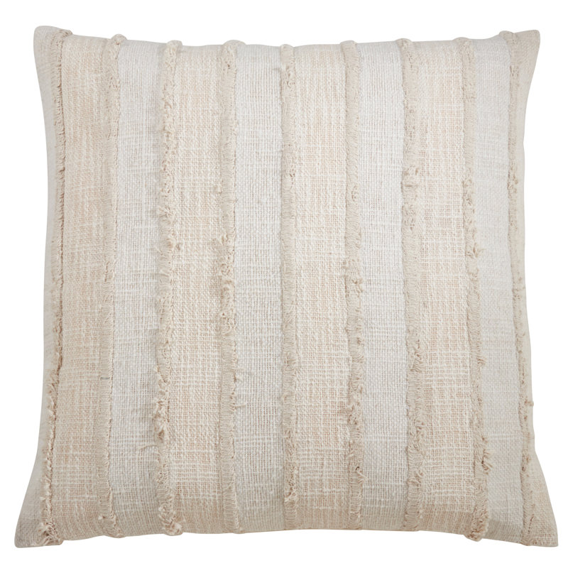 Michonne Collection Appliqued Cotton Pillow Cover