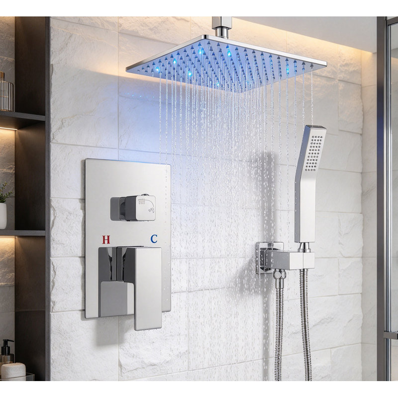 Shower Head 1.8 GPM, Chrome chrome