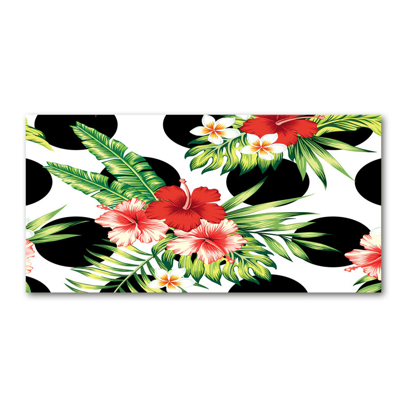 Adelinne 50cm W x 100cm L Glass Peel and Stick Panel