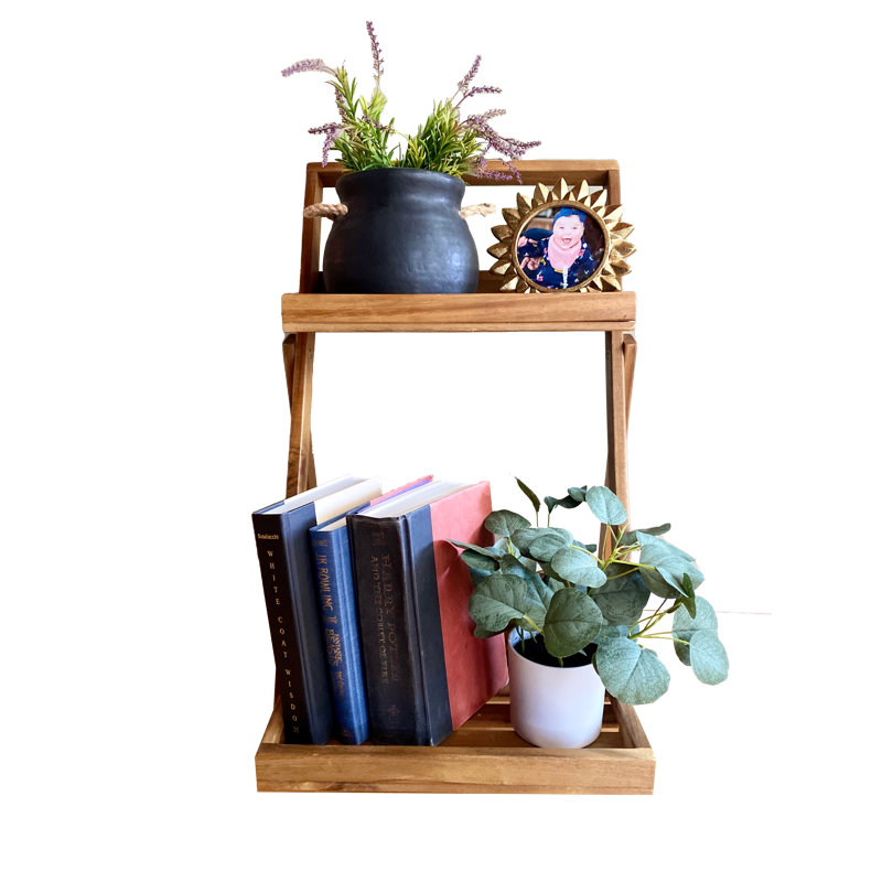 Bult Solid Wood Plant Table 2 Tier
