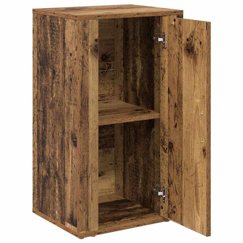 Sideboard Engineered Wood Side Cabinet Home Organiser, Old Wood