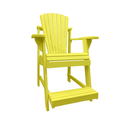 Weathercraft Classic USA-Made Adirondack Balcony/Pub Chair – 14 Sherwin-Williams Finish Colors, Elevated Outdoor Seating with Built-In Footrest