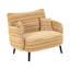 Canapé à deux places de style moderne avec accoudoirs confortables, coussins d'accoudoirs et poches de rangement, canapé à deux places profond, canapé moderne et confortable pour chambre à coucher, petits espaces, appartements et-1336767750
