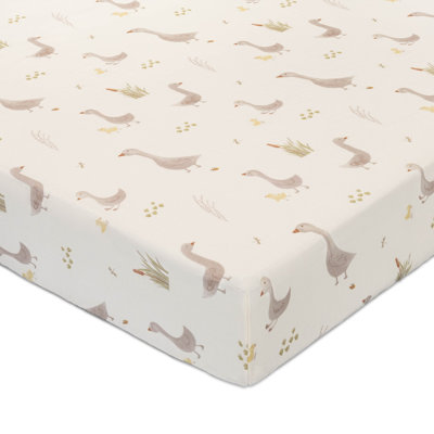 Goose Crib Fitted Sheet