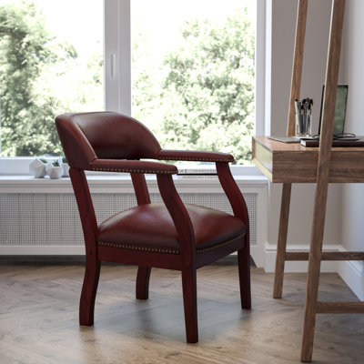 Fauteuil de conférence avec garniture cloutée Zambrana