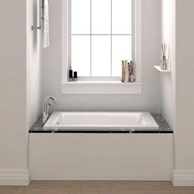 48" x 32" Drop-In Soaking Bathtub