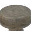Table d'appoint à champignon MGO, texture semblable au bois, couleur naturelle