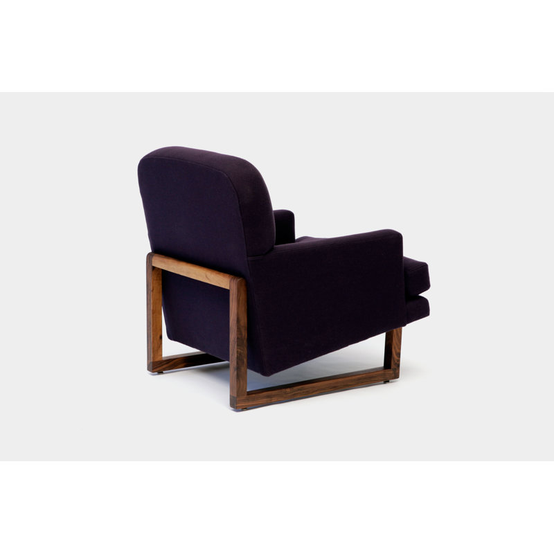 Melinda Armchair, Eggplant