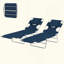Méridiennes d'extérieur, 2 chaises de bronzage