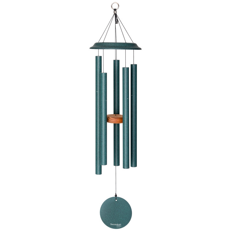 Shenandoah Melodies Aluminum Wind Chime, Vert, H 35 po x l 8 po x P 8 po