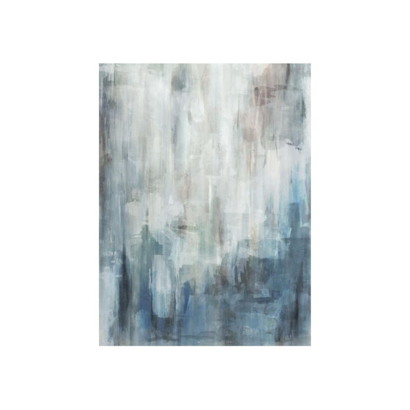«Discovery II» par Elle Youngstrom - peinture sur toile, H 32 po x l 24 po, Couche de verre