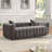 87.4'' Premium Velvet Sofa 3-Seater Loveseat-2002845321