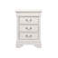 Charmante table de chevet traditionnelle blanche-1016364568