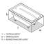Rossendale 65-7/8" x 35-5/8" Undermount/Drop-In Bathtub in Volcanic Limestone with Internal Overflow Hole