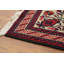Tapis de zone en laine rouge/bleu marine 3 pi 5 po x 5 pi 11 po one-of-kind à la main-noué la new age balouch Antietam