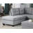 111" Modern & Contemporary 3-Piece Reversible Sectional Sofa - Microfiber Sectional Sofa, Drop-Down Cup Holders Sofa Chaise Ottoman Storage-512651597