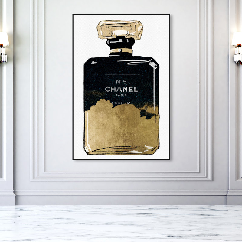 «Moonshine Perfume», impression sur toile, H 36 po x l 24 po, Cadre noir