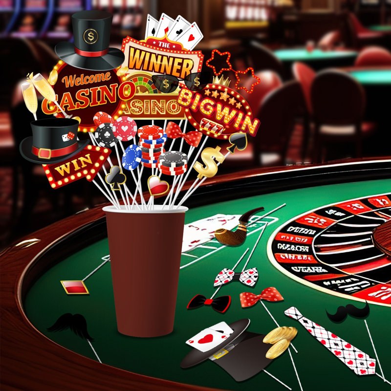 Accessoires pour photomatons de casino, 28 accessoires de photomatons pour casino
