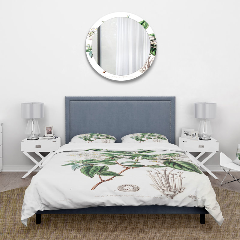 Ensemble de housse de couette traditionnel Vintage Botanicals X - microfibre de polyester