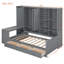 Lit de jour en bois avec 3 compartiments de rangement, bureau, armoire latérale et tablettes-1149626547-1149626546