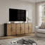 Buffet de 30,7 po de largeur avec tablette réglable et armoire de rangement-2099262465