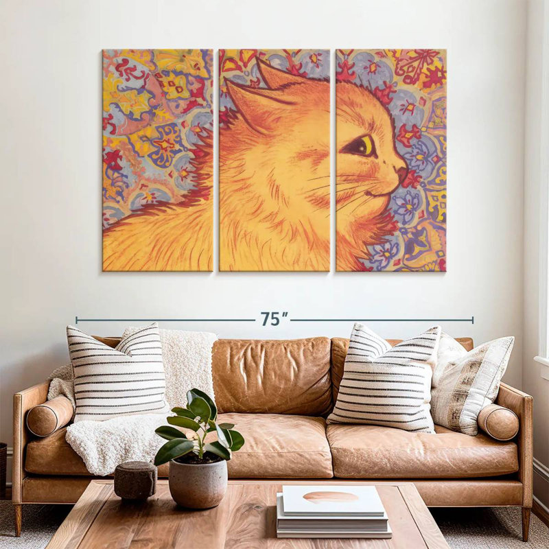Brampt Cat Profile, 42" H x 65" W