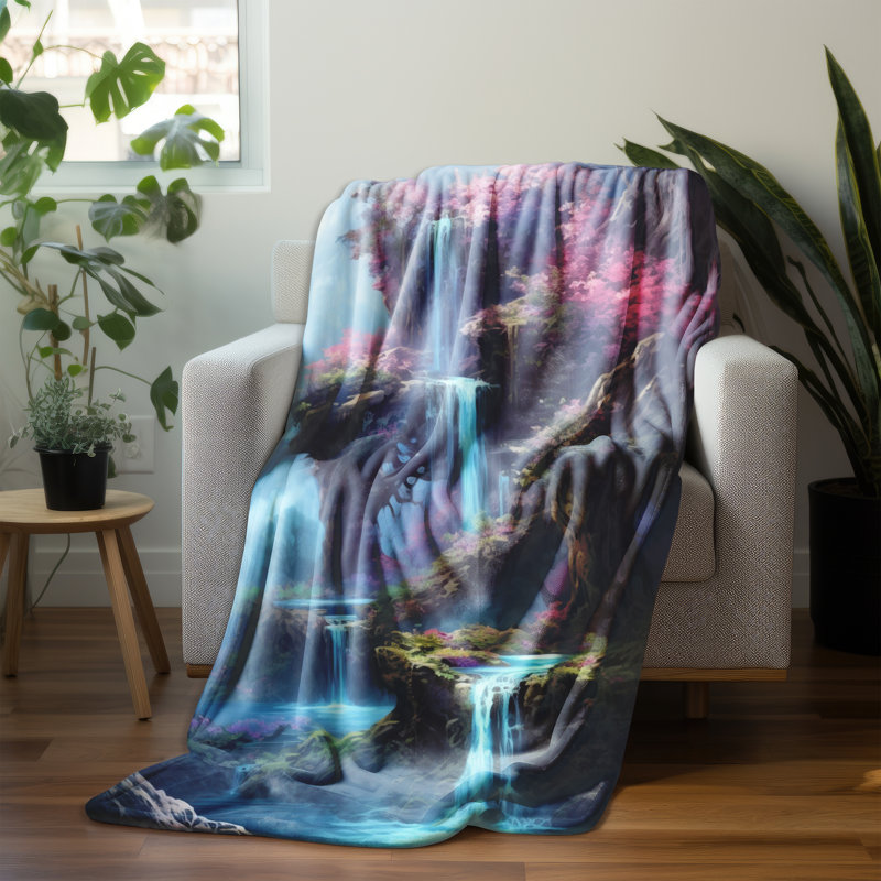 Throw Blanket, 80" L x 68" W