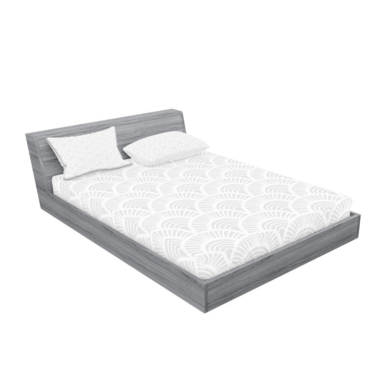 Drap-housse et taie décorative gris taupe Ambesonne, Ensemble de draps pour très grand lit californien