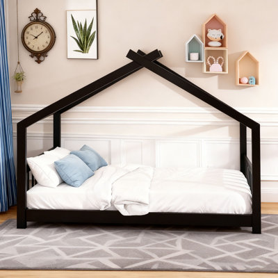 Wood House Bed Wood Bed