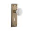 New York Plate with Decorative Keyhole and Waldorf White Milk Knob-584394898