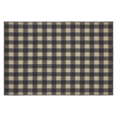 Berenguela Washable Gingham Indoor / Outdoor Rug