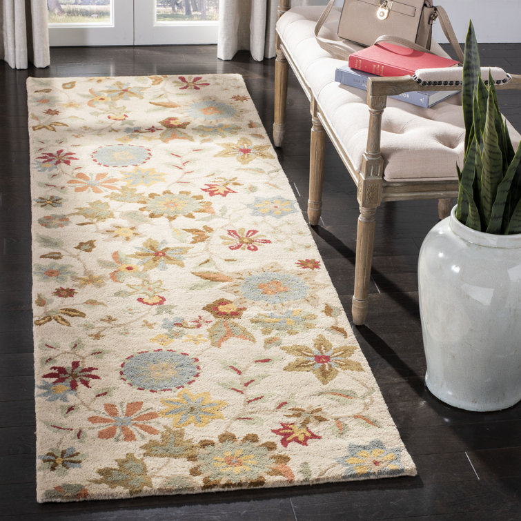 Tapis ivoire touffeté à la main Candelo
