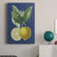 Citron français sur bleu marine II - reproduction d'art sur toile tendue-296069400