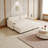 ​​3-in-1 Convertible Sleeper Sofa Bed with Velvet Upholstery​ Convertible Couch Bed-1240701148
