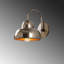 Élégante lampe murale dorée, design scandinave glam, 8,0 x 10,6 x 9,4 pouces | Corps en métal durable, douille E27 (40 W maximum), indice de protection IP20 | Parfait pour l'éclairage du salon, de la chambre à coucher et du couloir, et pour la décoration intérieure élégante-371793532