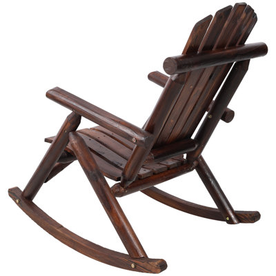 Wooden Porch Rocker Chair (Excluding The Table)