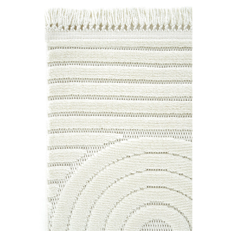 Roghieh Geometric Machine Made Indoor / Outdoor Area Rug, Runner 3'11" x 11'6"