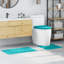 Microfiber Small Bath Mat Rectangular Contemporary-2057834653
