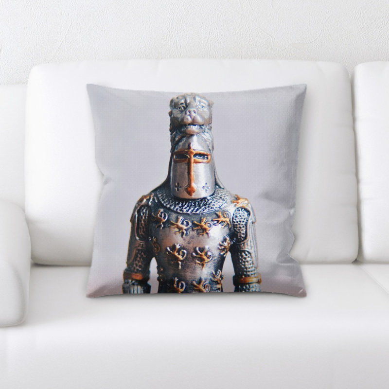 Housse et insert de coussin carré Statue